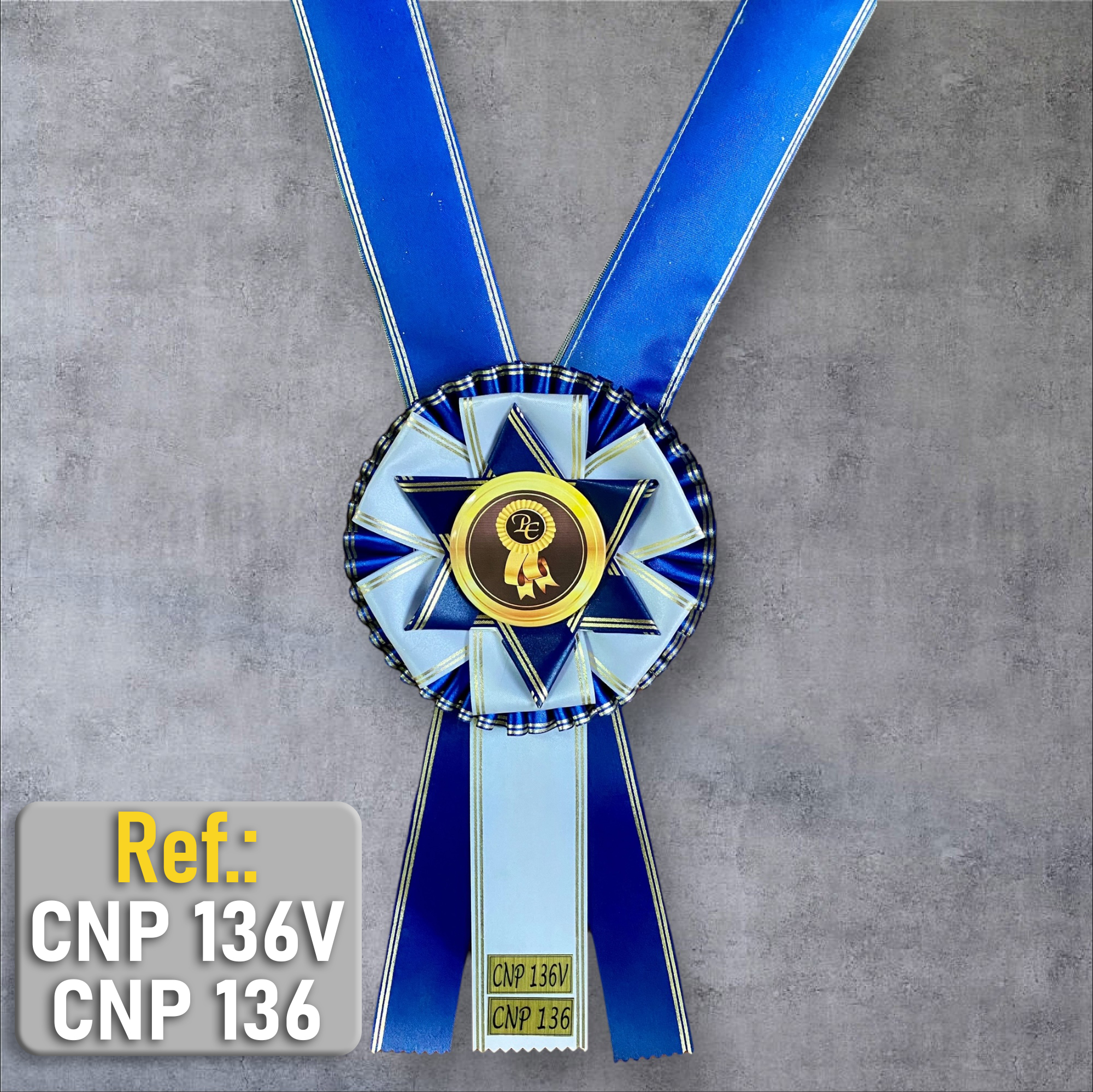 Cinta o Roseta o Gallardete para Eventos Equinos