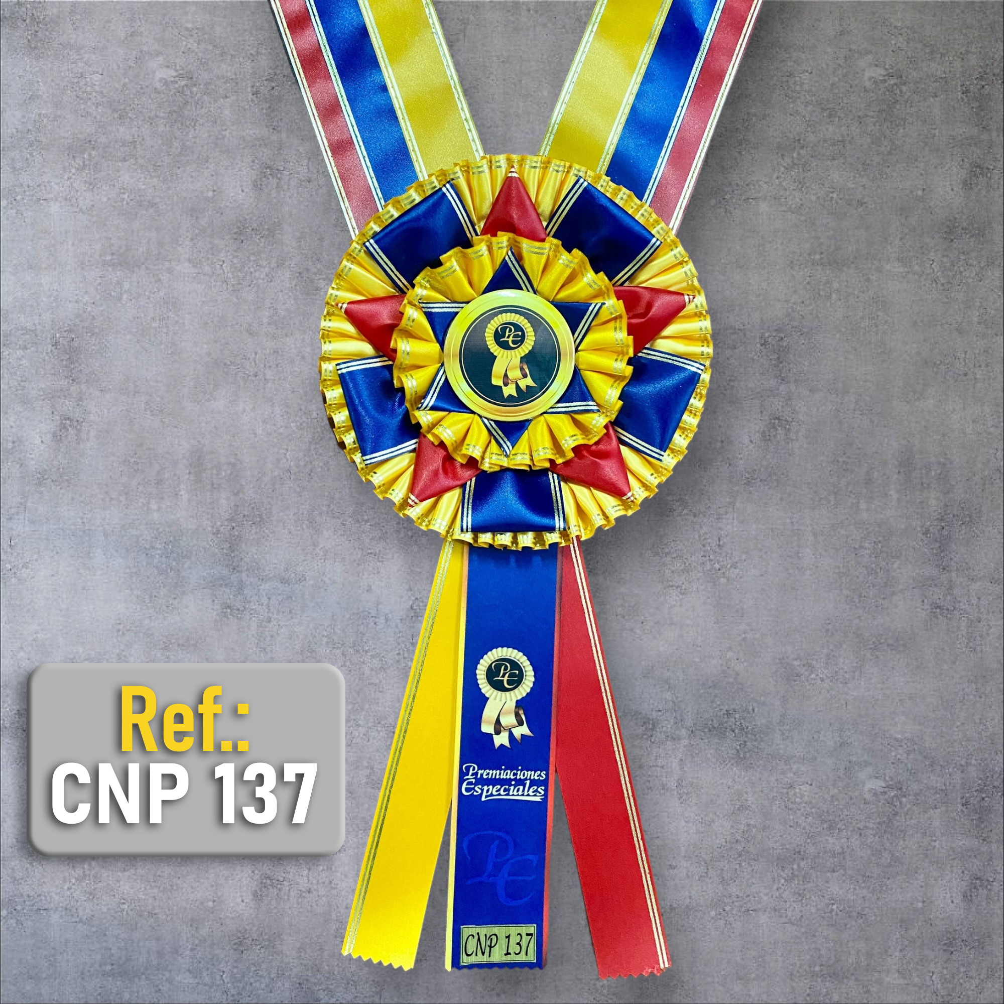 Cinta o Roseta o Gallardete para Eventos Equinos