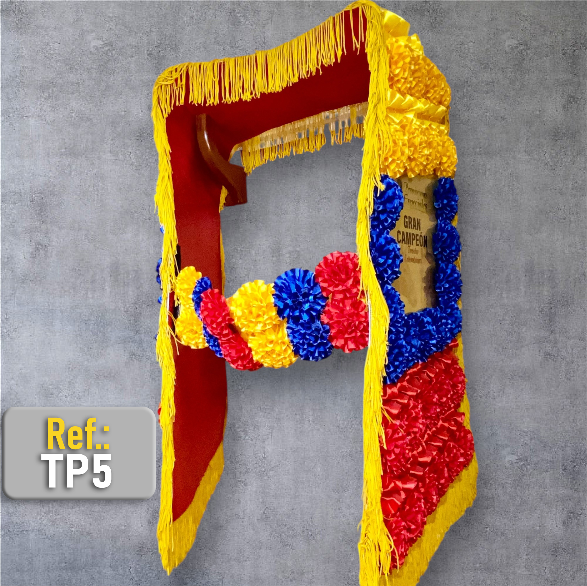 Tapete de Plisados y Claveles para Eventos Equinos