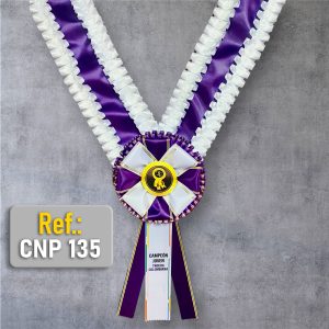 Pectoral con 2 Plisados en Banda