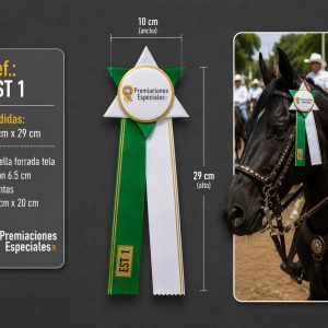 Cinta o Roseta o Gallardete para Cabalgatas Equinas y Eventos varios